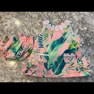Lilly Pulitzer baby girl outfit size 6-12 mos